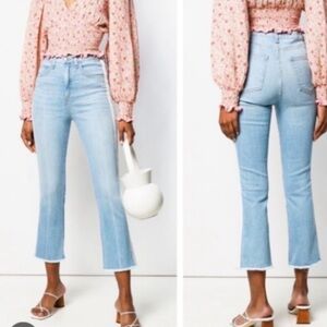 Veronica Beard Carley 11” Kick Flare Jeans Size 25